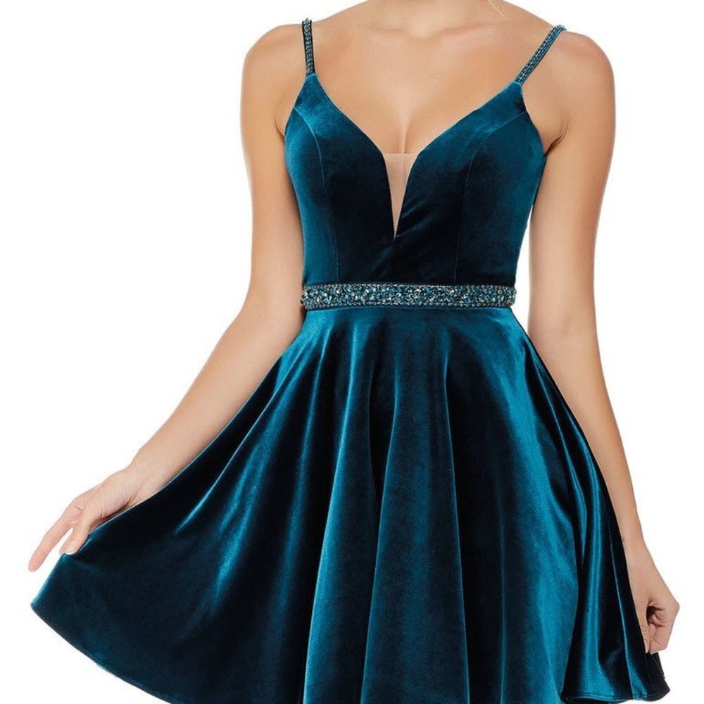 NWT Alyce Paris 4008 Prom Dress Green Size 00
